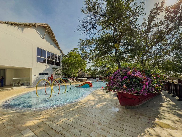 U-GO : Appartement dans un club de plage avec vue sur la mer