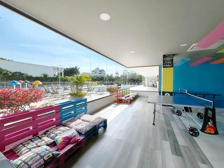U-GO: Apto en Club de Playa con Vista al Mar
