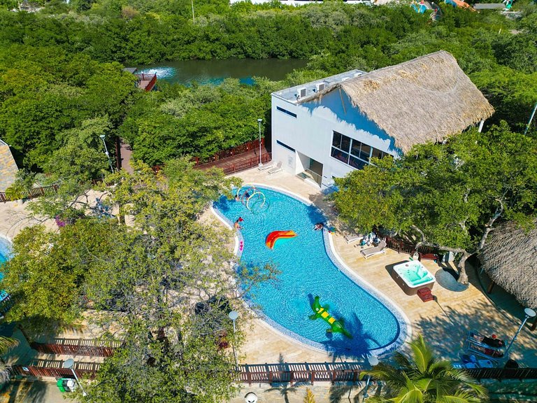 U-GO : Appartement dans un club de plage avec vue sur la mer