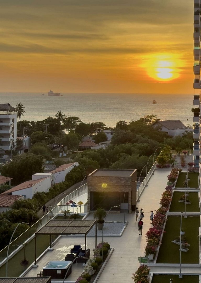 U-GO: Apto en Club de Playa con Vista al Mar