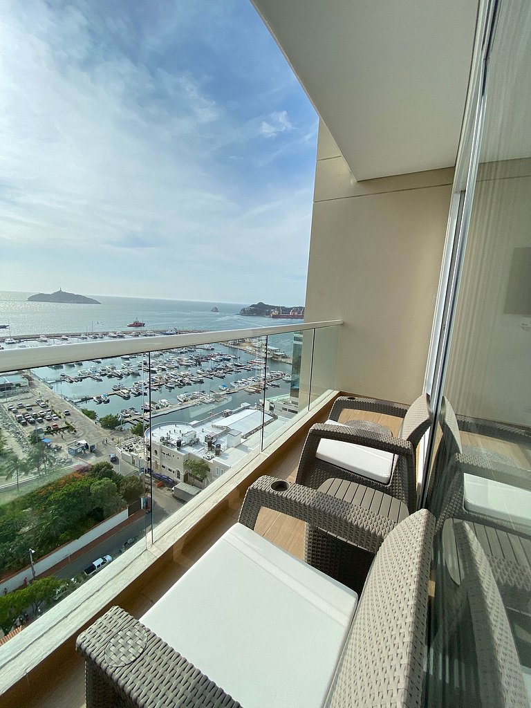 U-GO Loft con Vista a la Marina de Santa Marta