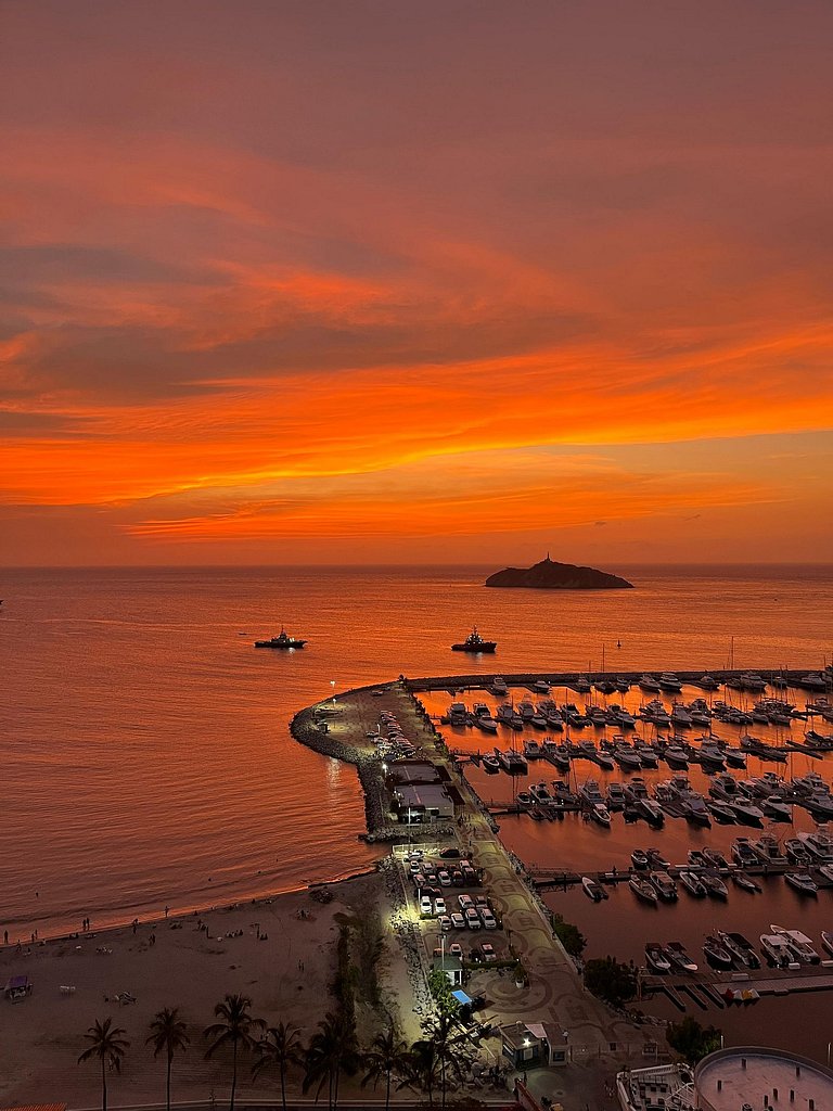 U-GO Apto con Vista a la Marina de Santa Marta