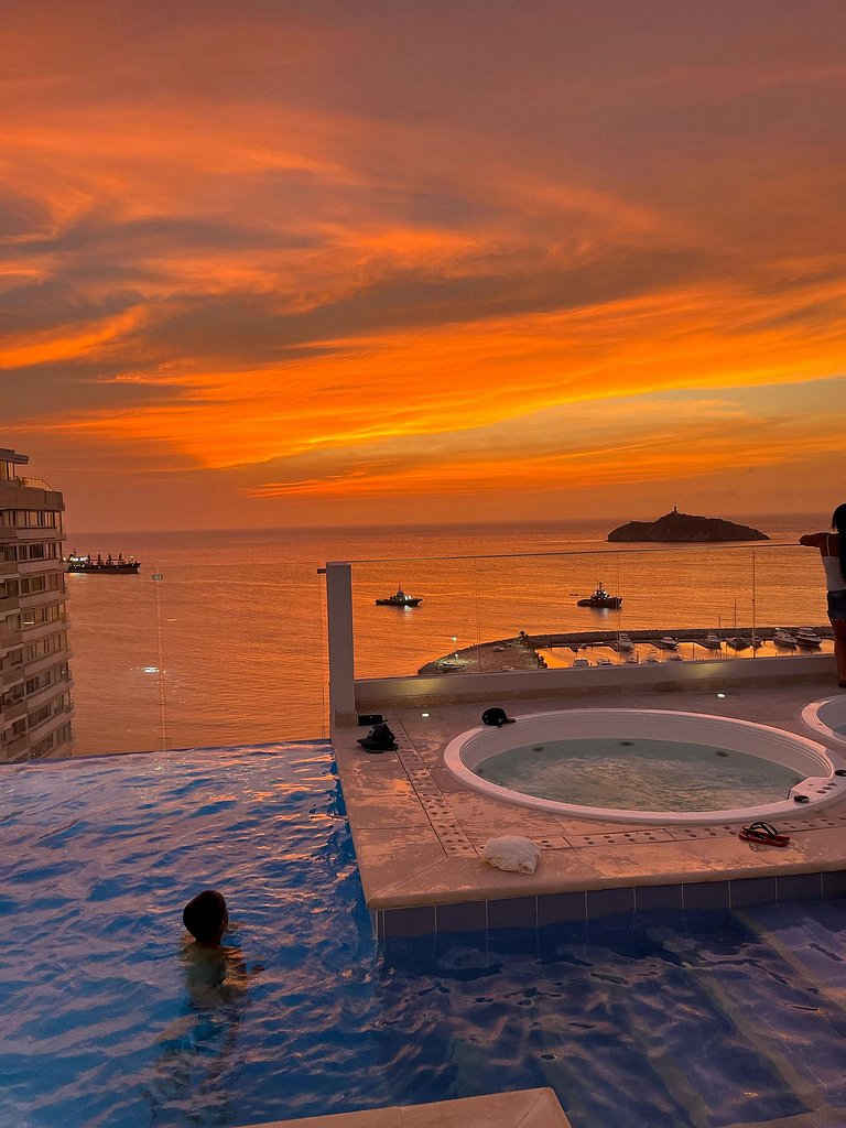 U-GO Loft con Vista a la Marina de Santa Marta