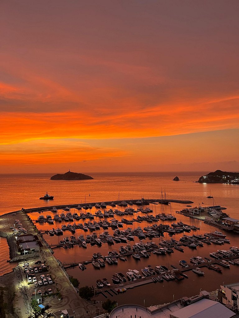 U-GO Loft con Vista a la Marina de Santa Marta