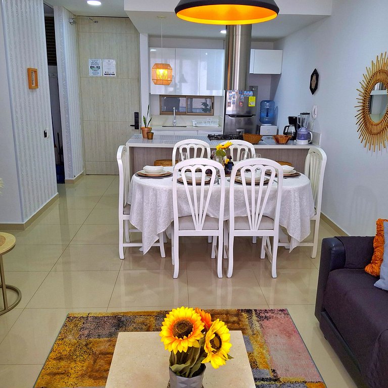 U-GO : Appartement dans un club de plage avec vue sur la mer