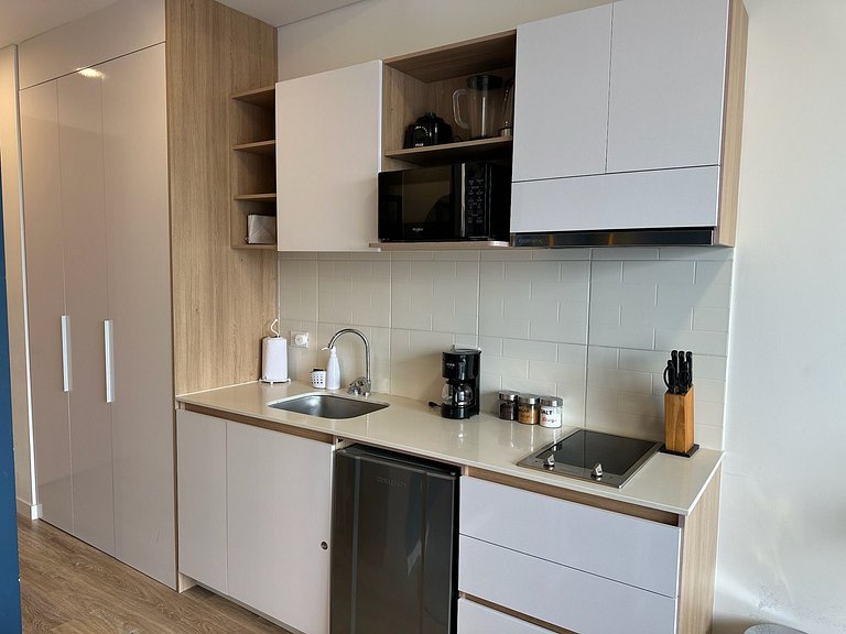 Studio-Apartment in Chapinero mit Fitnessraum und Terrasse