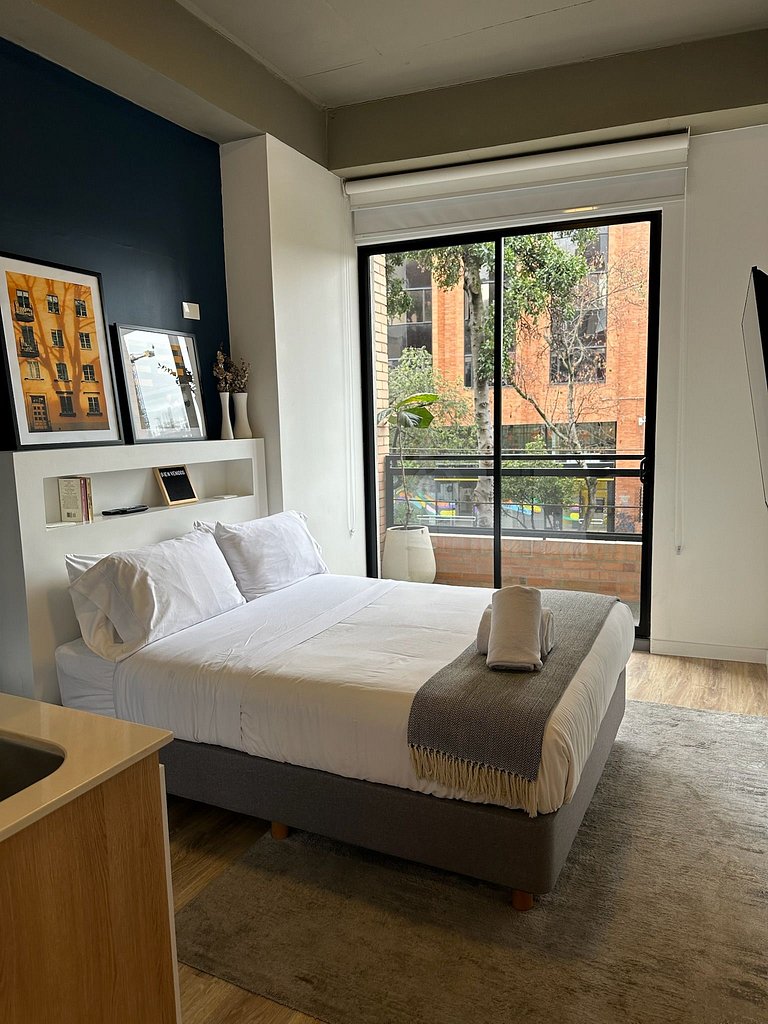Studio Moderne à Chapinero avec Salle de Sport