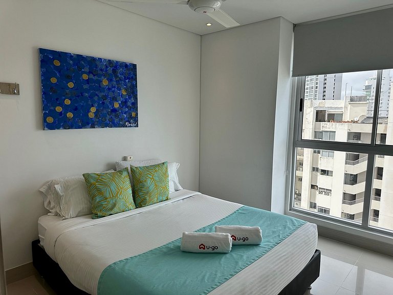 U-GO Moderno Apt con Vista al Mar. Bocagrande