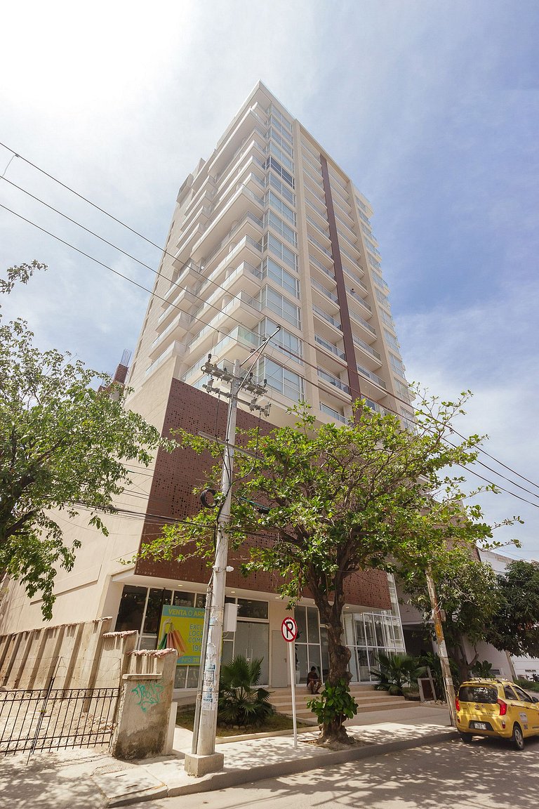 U-GO Apto moderno con Vista al Mar y Balcón