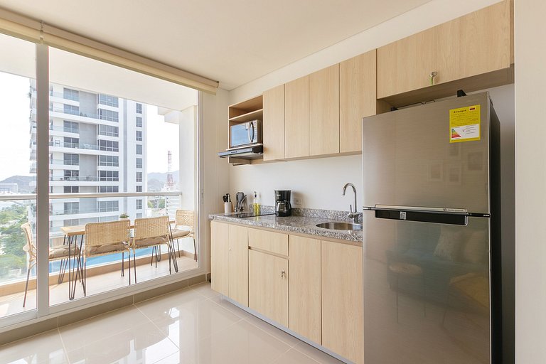 U-GO Appartamento Moderno con Vista Mare e Balcone