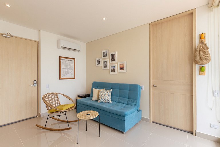 U-GO Appartement Moderne avec Vue sur la Mer et Balcon