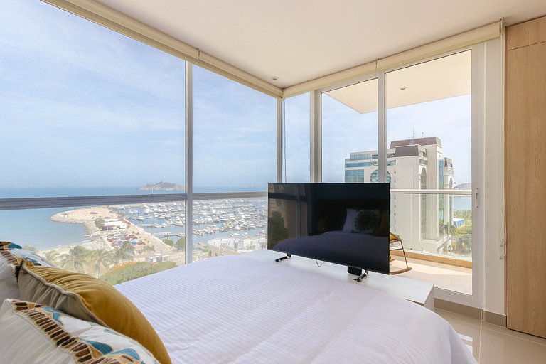 U-GO Modernes Apartment mit Meerblick und Balkon