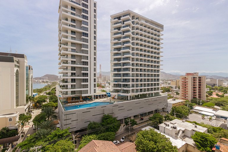 U-GO Apto moderno con Vista al Mar y Balcón