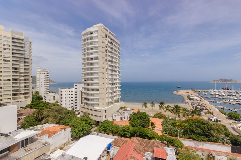 U-GO Apto moderno con Vista al Mar y Balcón
