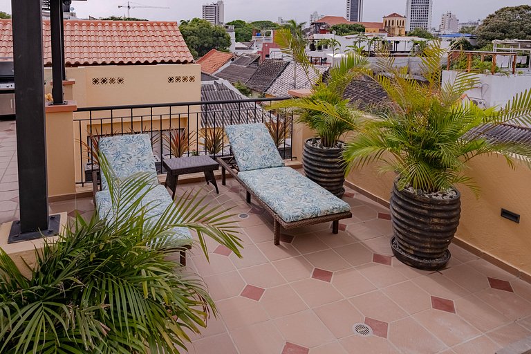 Appartamento a Getsemaní con terrazza panoramica