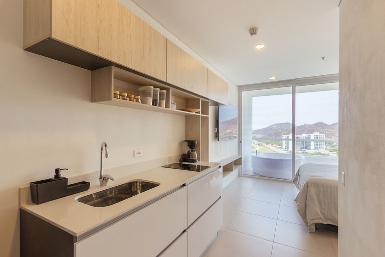 Meerblick und Whirlpool | Premium Suite