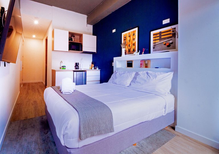 Modernes Studio in Chapinero mit Fitnessstudio