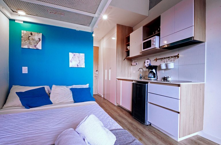 U-GO Estudio Moderno en Chapinero, Gym, Rooftop