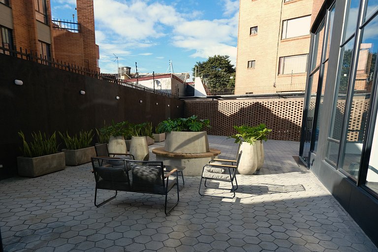 U-GO Apartaestudio Moderno con Vista Exterior
