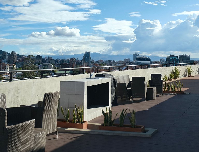 U-GO Apartaestudio Moderno con Vista Exterior