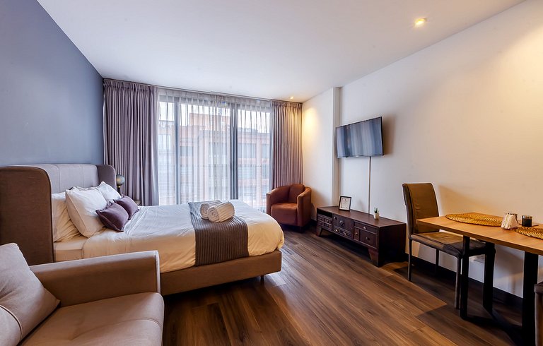 Loft Premium con Balcón en el Corazón de El Chicó
