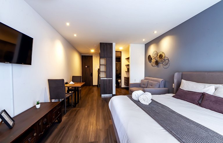 Loft contemporaneo con balcone a El Chicó | U-GO