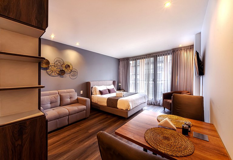 U-GO Suite Moderna en El Chicó con Balcón