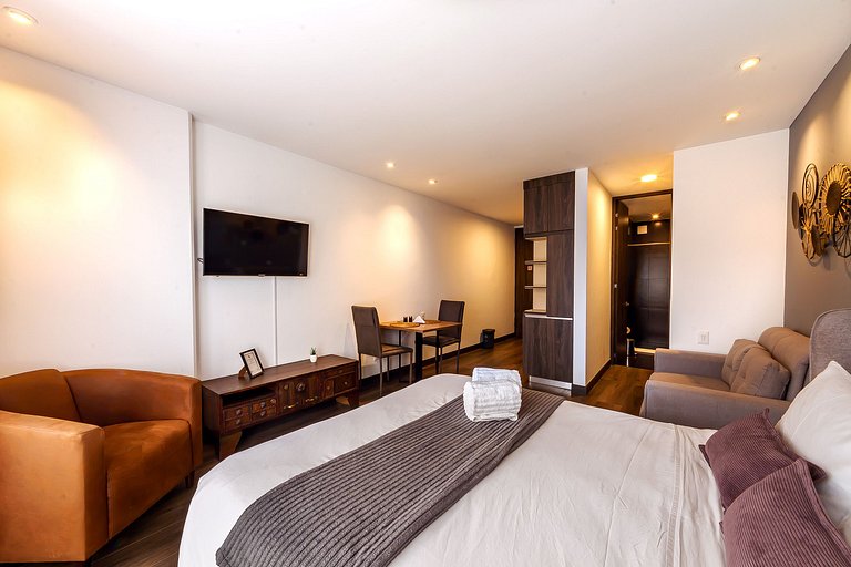 Loft Premium con Balcón en el Corazón de El Chicó