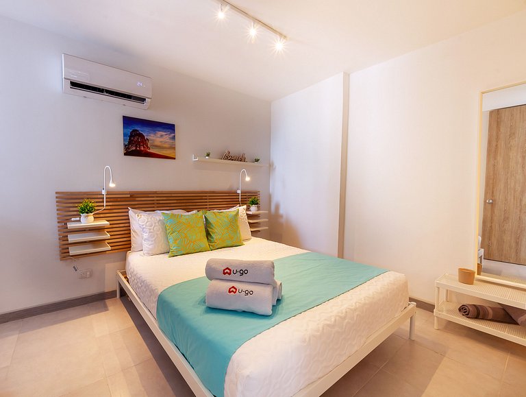 U-GO Moderno Apto con Vista al Mar