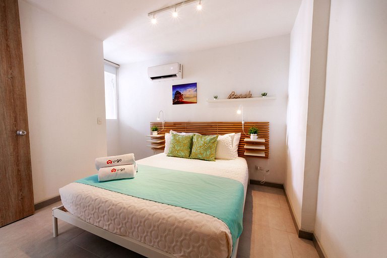U-GO Moderno Apto con Vista al Mar