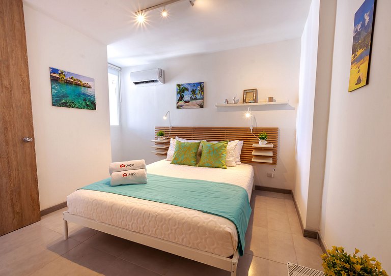 Panoramablick auf das Meer und privater Balkon | Wohnung U-G