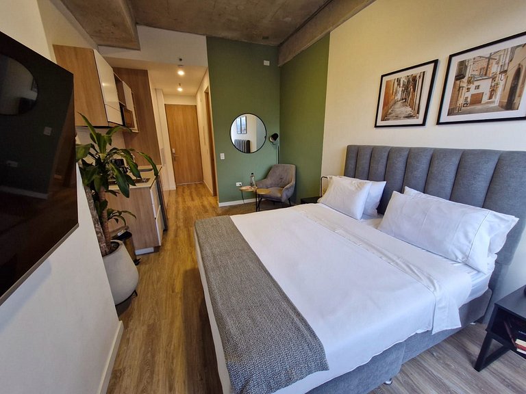 U-GO Studio Apartment with Rooftop in Chapinero