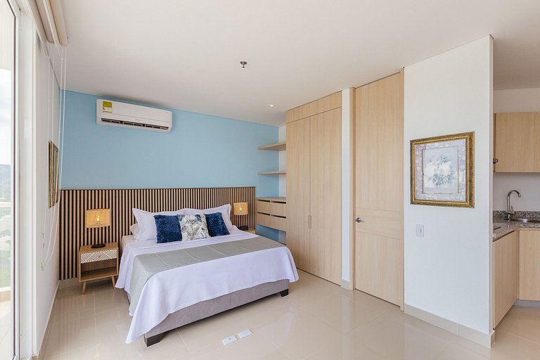 U-GO Apartment mit Meerblick und privatem Balkon