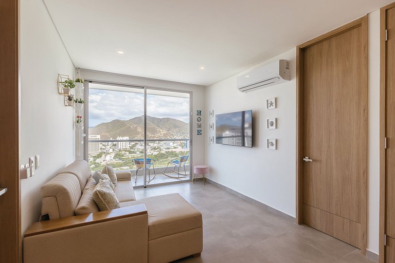 U-GO Apartment mit Balkon und Meerblick