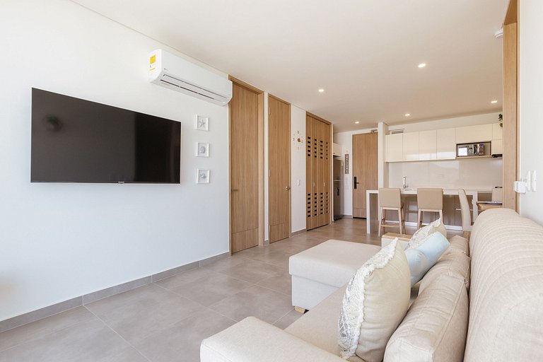 U-GO Appartement avec balcon et vue sur la mer