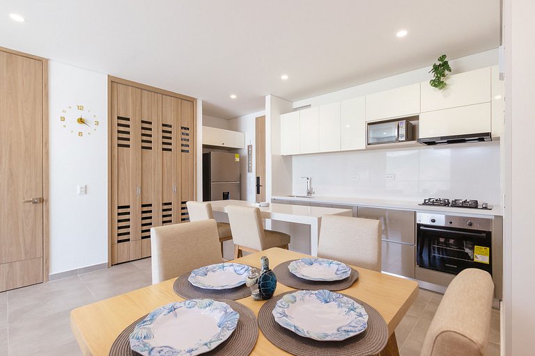 U-GO Appartement avec balcon et vue sur la mer