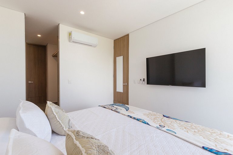 U-GO Appartement avec balcon et vue sur la mer