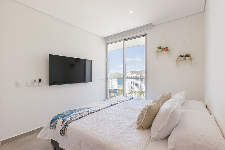 U-GO Appartement avec balcon et vue sur la mer