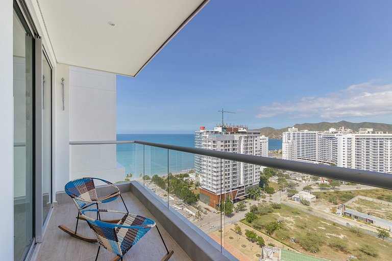 U-GO Apartment mit Balkon und Meerblick