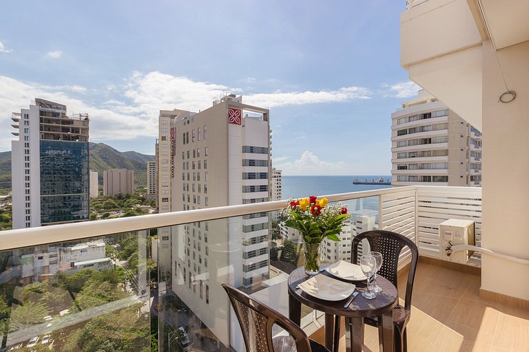 Appartement avec vue sur la ville et la mer