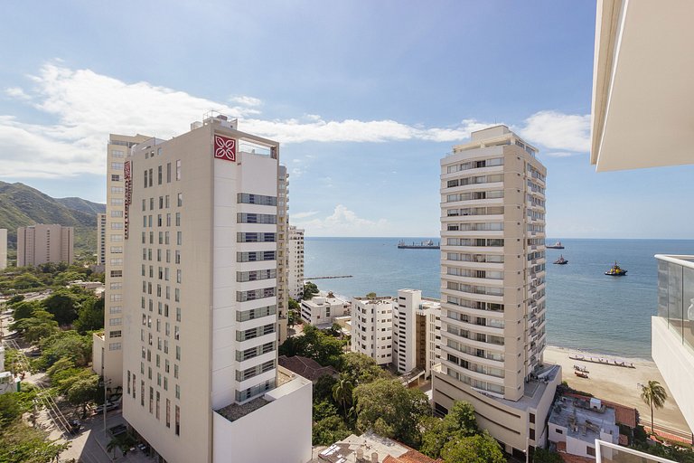 U-GO: Apartment mit Blick auf Stadt und Meer