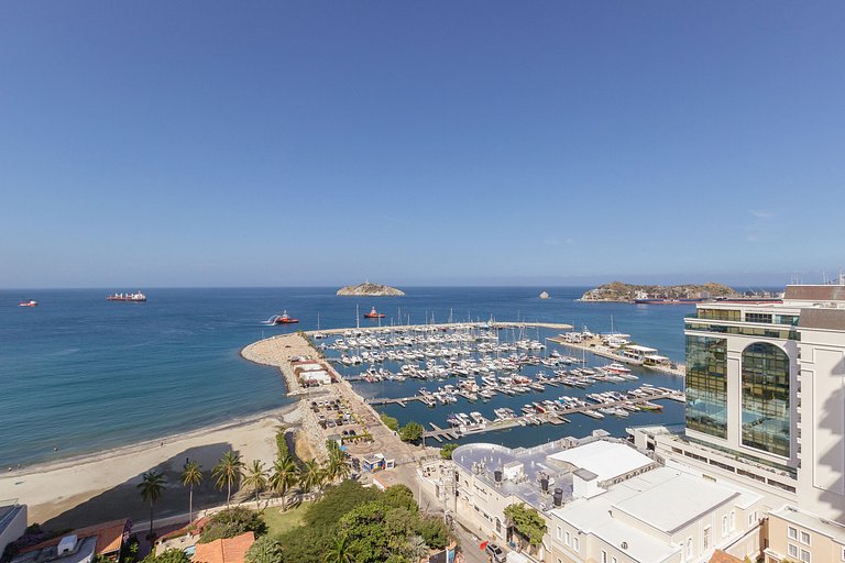 U-GO Exclusivo Apto con vista a la Marina