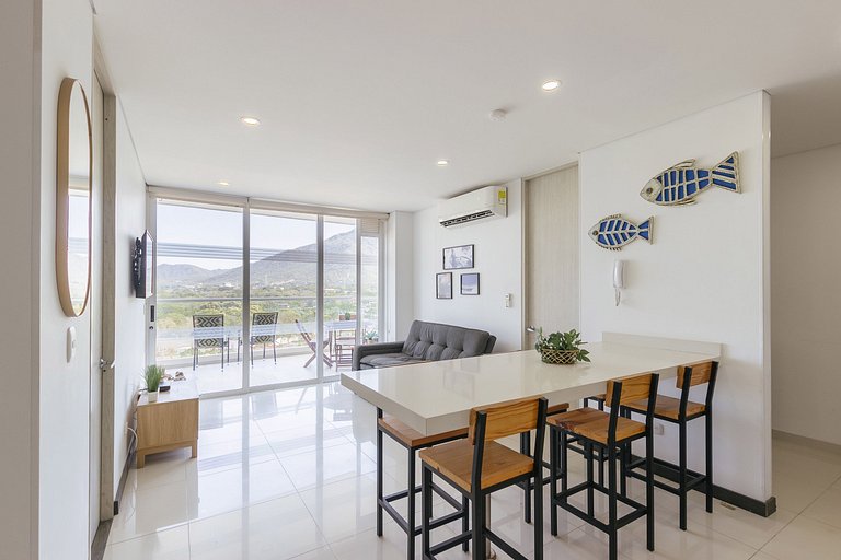 Apartment mit Panoramablick auf die Stadt | U-GO