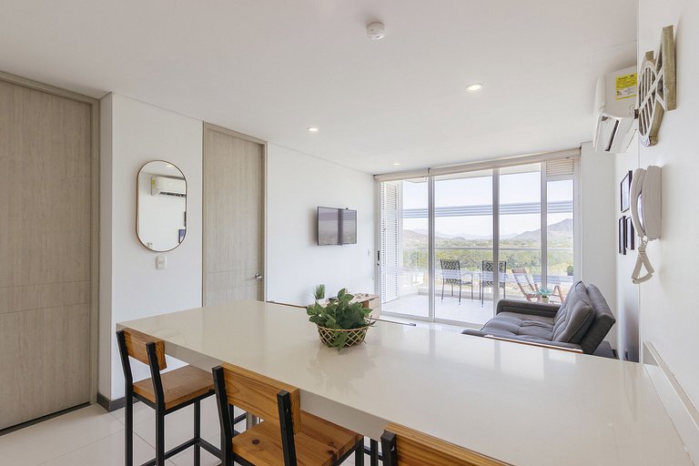 Apartment mit Panoramablick auf die Stadt | U-GO