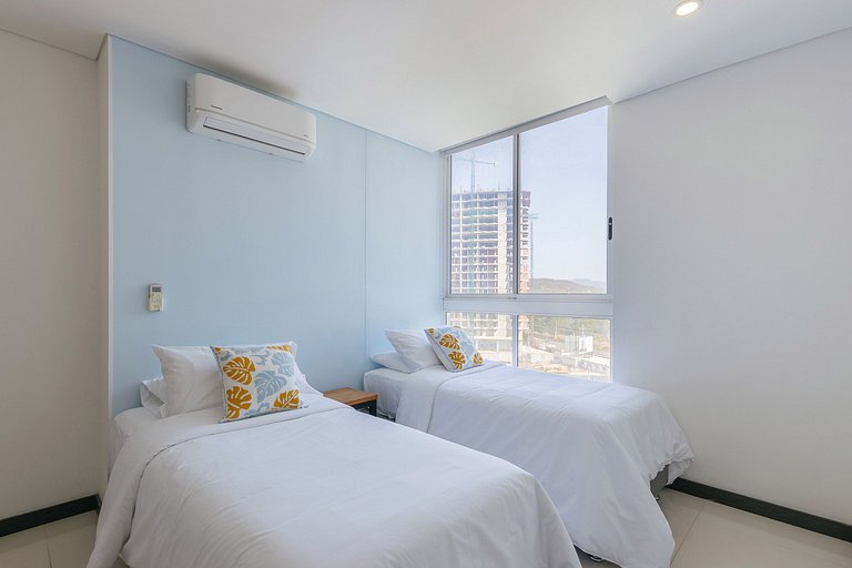 Apartment mit Panoramablick auf die Stadt