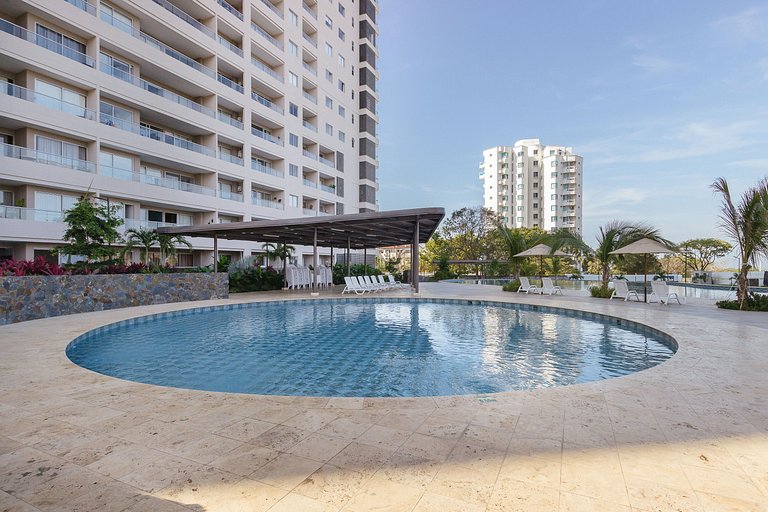 Apartment mit Terrasse und Panoramablick