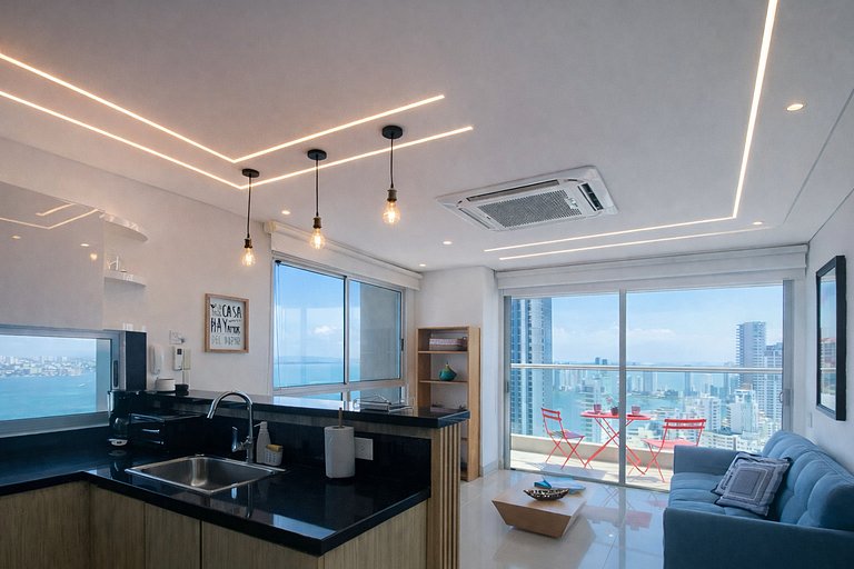 U-GO Vista al mar 36 + Piscina Rooftop Bocagrande