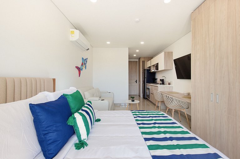 U-GO Appartement avec vue sur la montagne, piscine et accès