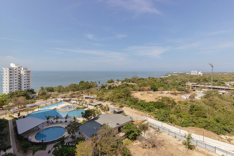 Appartement avec vue sur la mer à côté de la plage