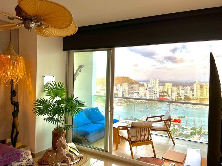 Exclusivo Apto Vista Panorámica y Piscina Infinita